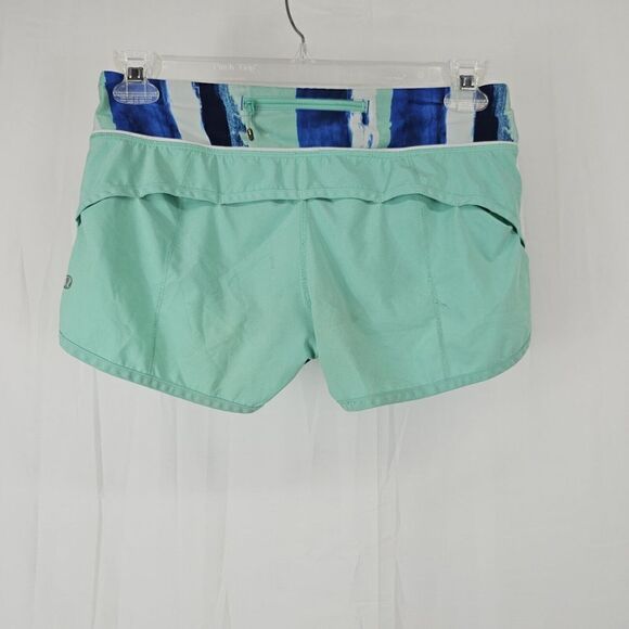 LULULEMON RUN: SPEED SHORT MENTHOL BRUSH HARBOR BLUE MENTHOL SIZE 6 - Picture 5 of 9